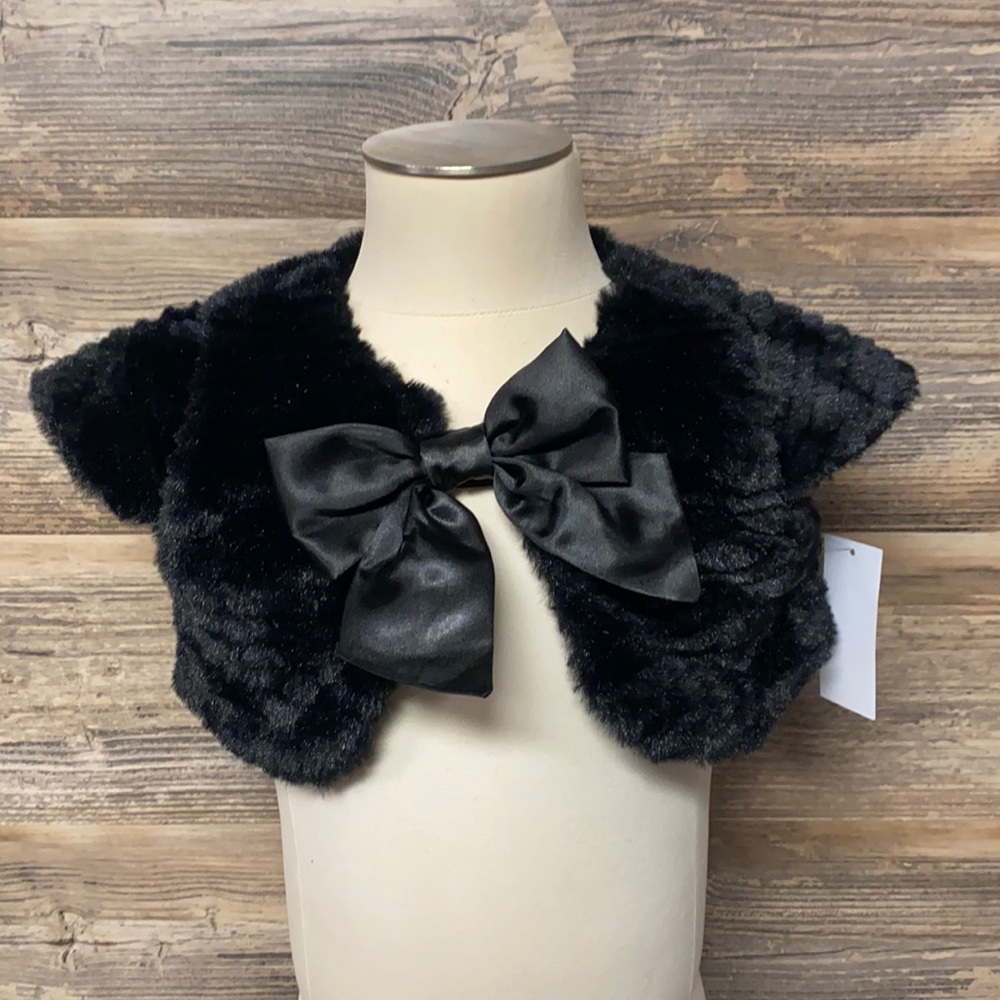 Toughskins Girl's Faux Fur Shrug NWT